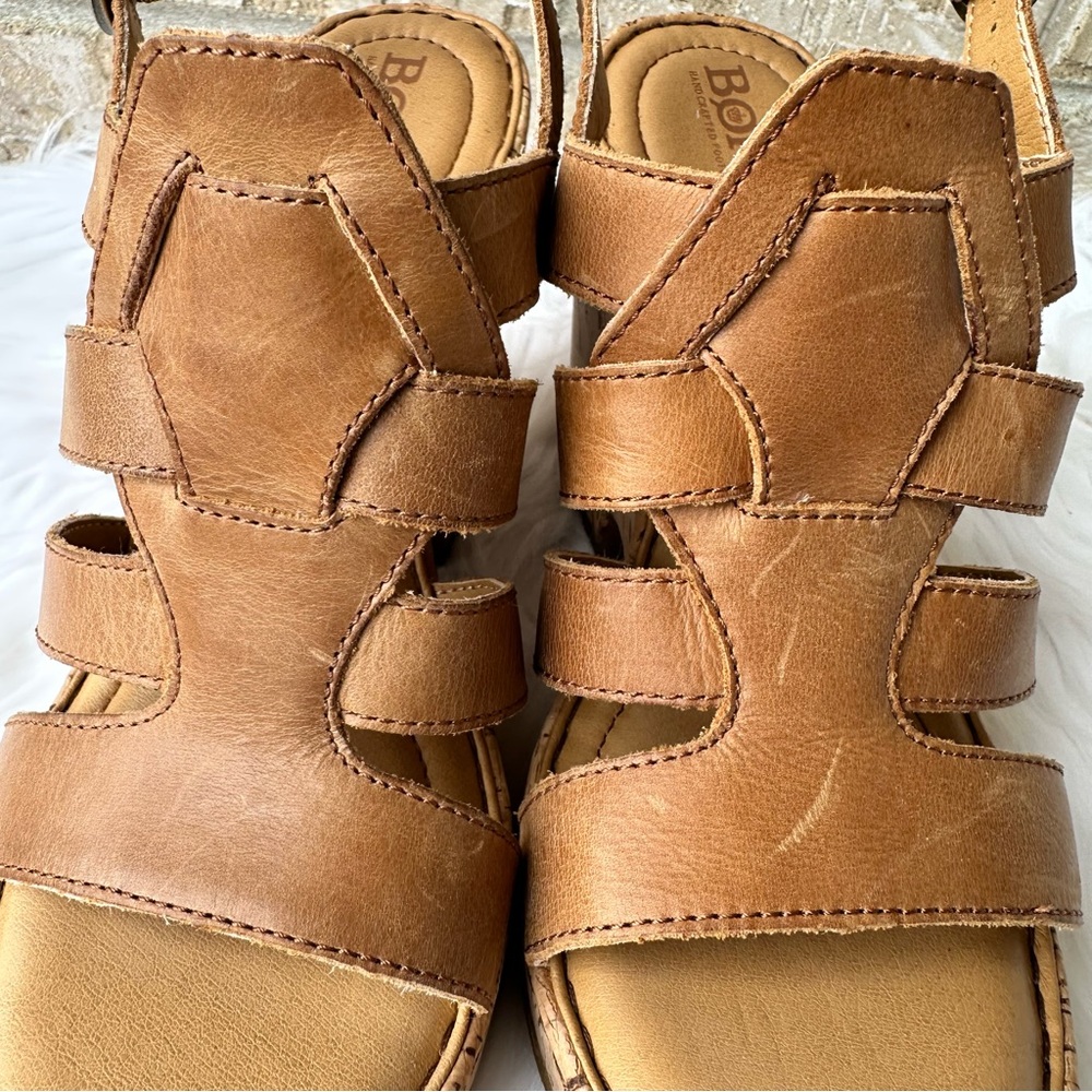 Born Leather Bernese Cage
Wedge Heel Sandals Size 8M 🌸 - Picture 4 of 12